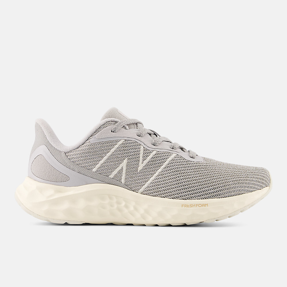 New Balance Fresh Foam Arishi v4 Shoes Concrete with Brighton Grey and Angora